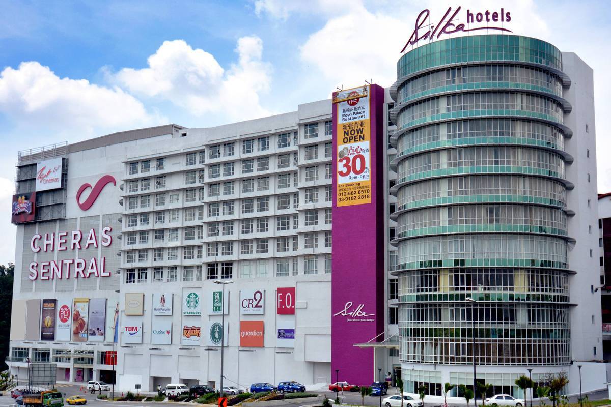 Hotel Facade: The mall next door offers great convenience at Silka Cheras