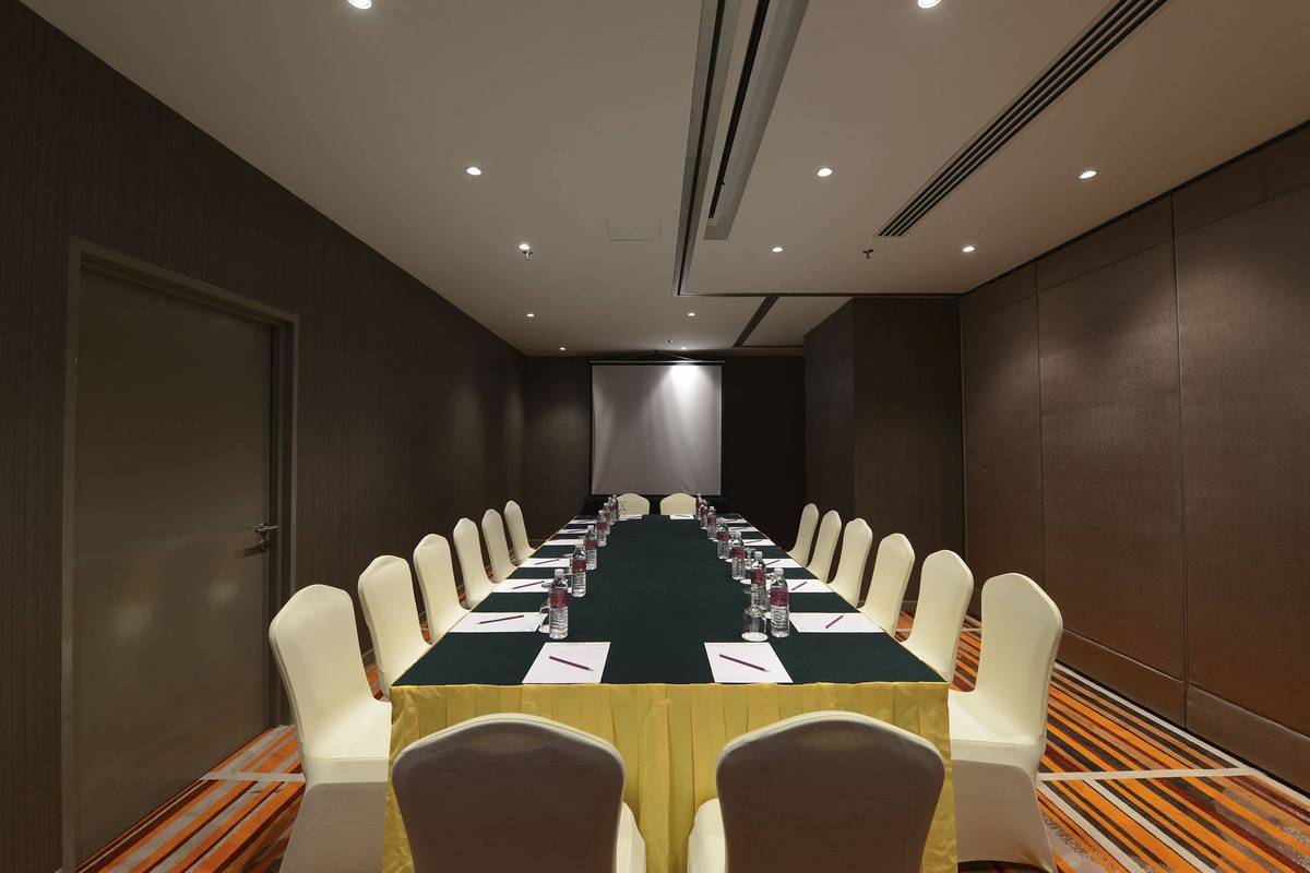 Meeting Boardroom Set-up:  Meetings in the Cheras Room arranged in boardroom set-up