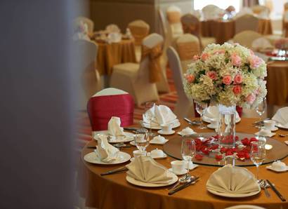 Banquet Wedding Set-up:  Blissful weddings can be had at Silka Cheras, Kuala Lumpur