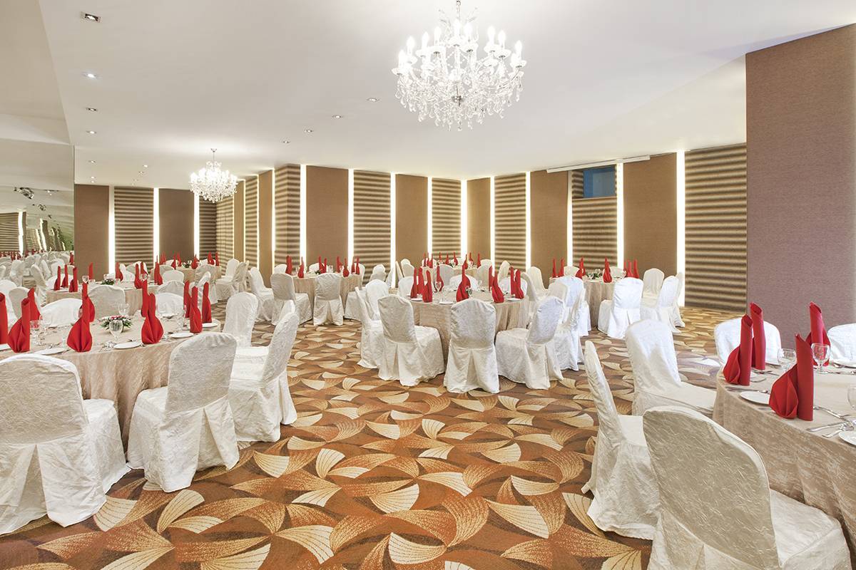 Ballroom: The Songket Ballroom, fit for small-medium scale weddings and events