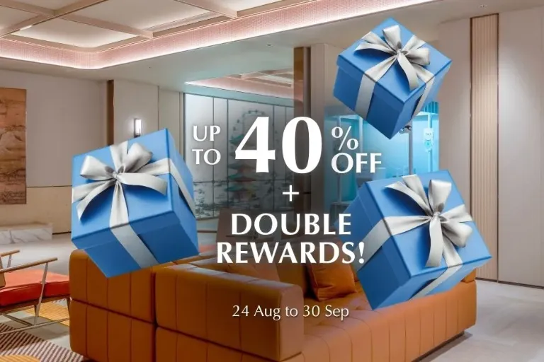 Double Points, Double Your Rewards – Members Enjoy Up to 40% Off Direct Bookings