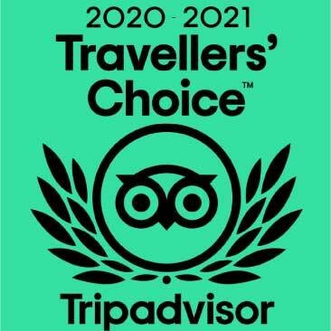 トリップアドバイザー 2020 - 2021 年トラベラーズチョイス