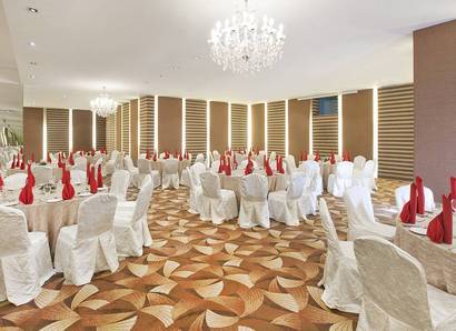 Ballroom: The Songket Ballroom, fit for small-medium scale weddings and events
